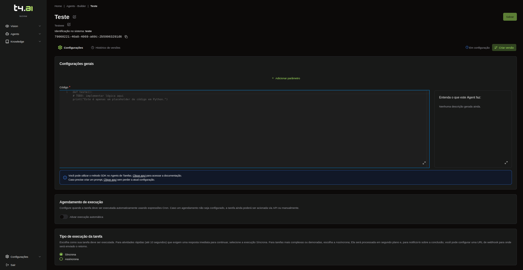 Visão Geral da Configuração